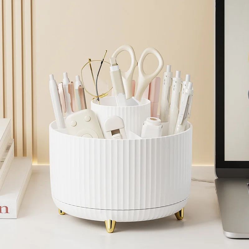 360° Rotating Desktop Makeup Organizer
