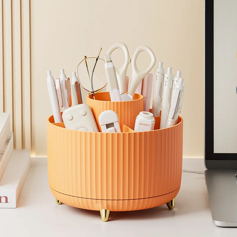360° Rotating Desktop Makeup Organizer
