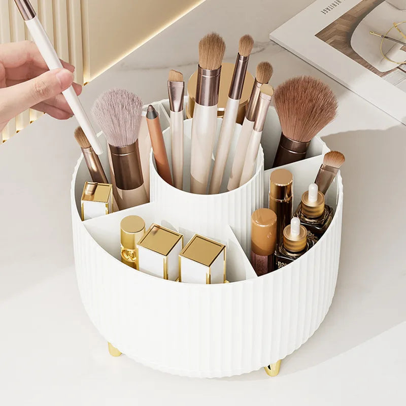 360° Rotating Desktop Makeup Organizer