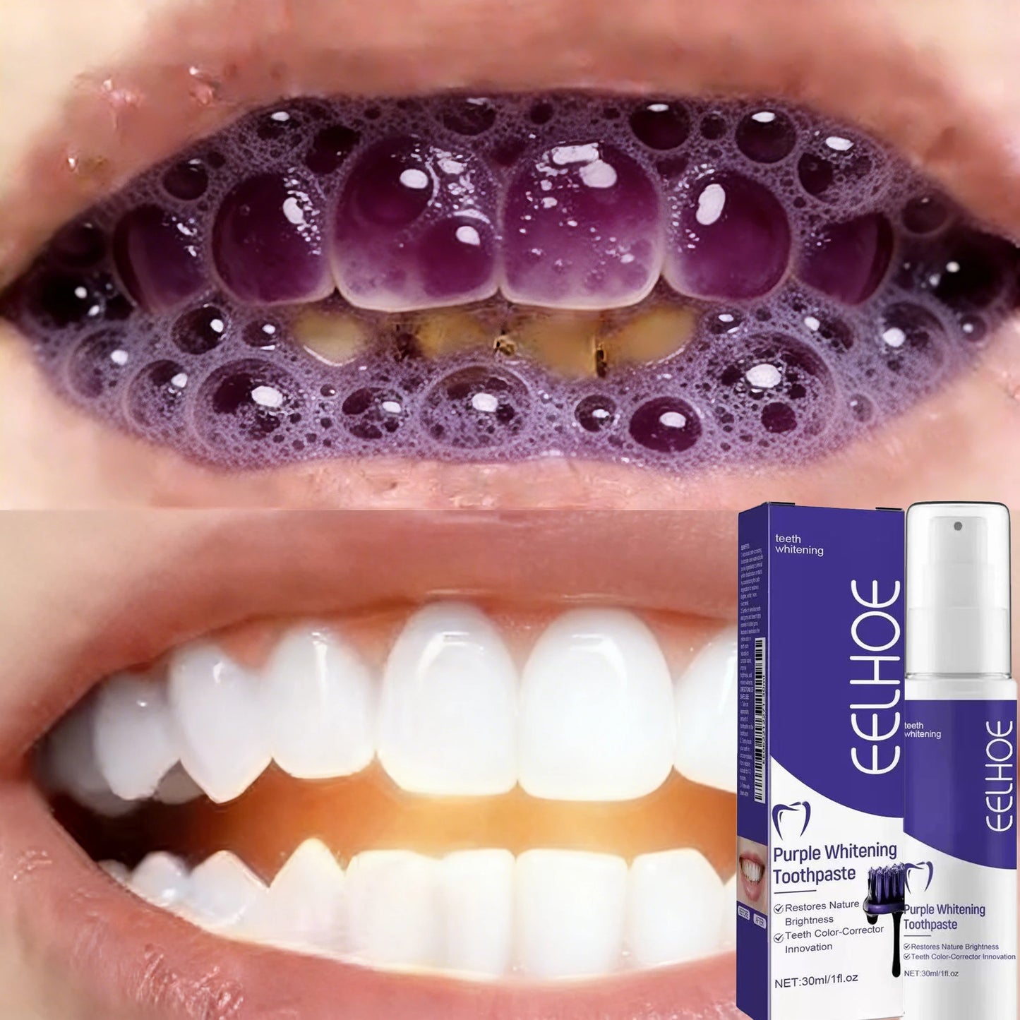 Instant Whitening Teeth Brightening Foam