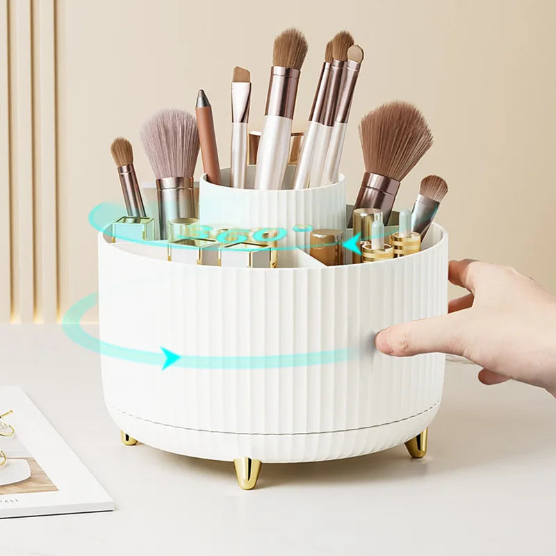 360° Rotating Desktop Makeup Organizer