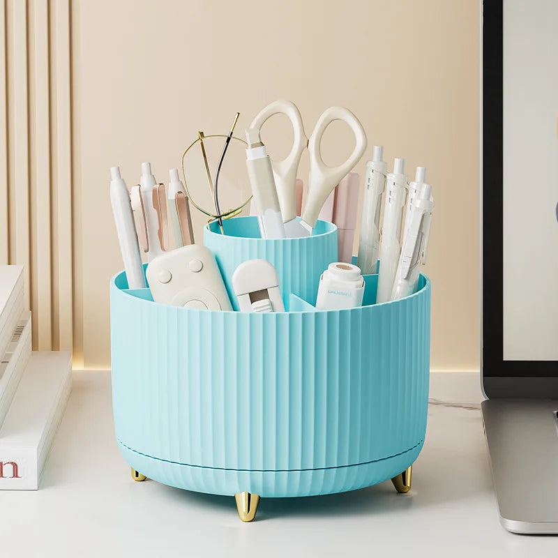 360° Rotating Desktop Makeup Organizer