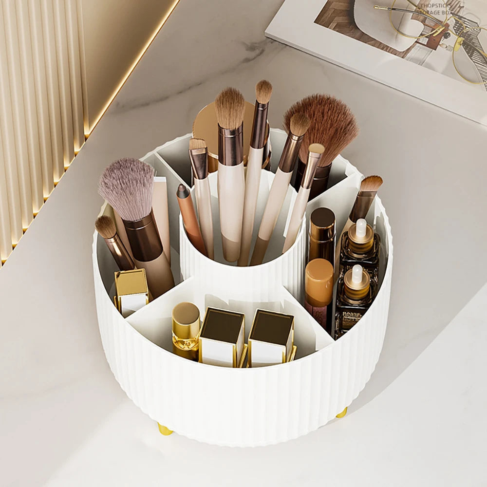 360° Rotating Desktop Makeup Organizer
