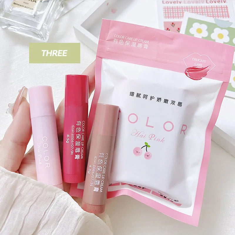 3-Piece Tinted Hydrating Lip Balm Set