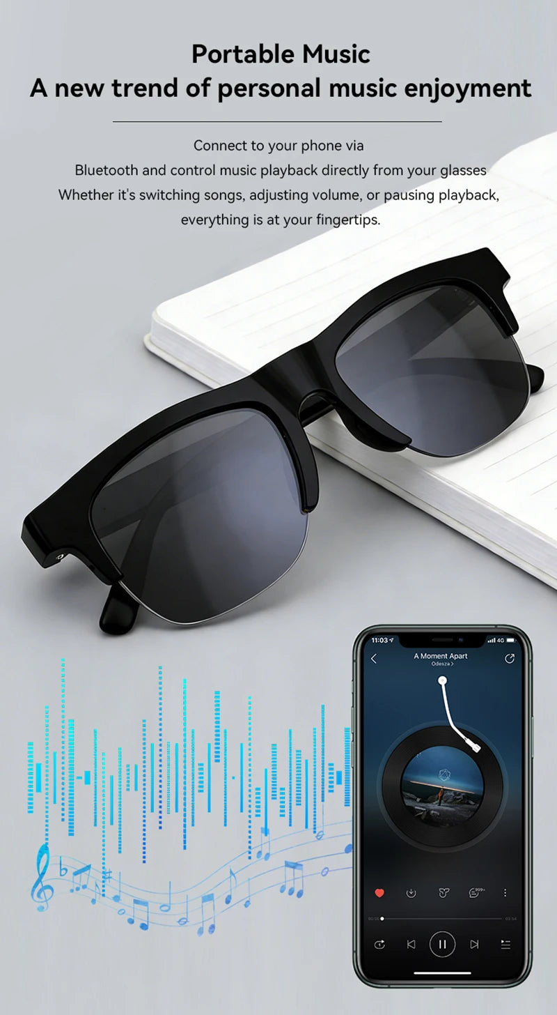 Lenovo AI Smart Glasses: 8K Camera Control Touch Photo Camera Recording