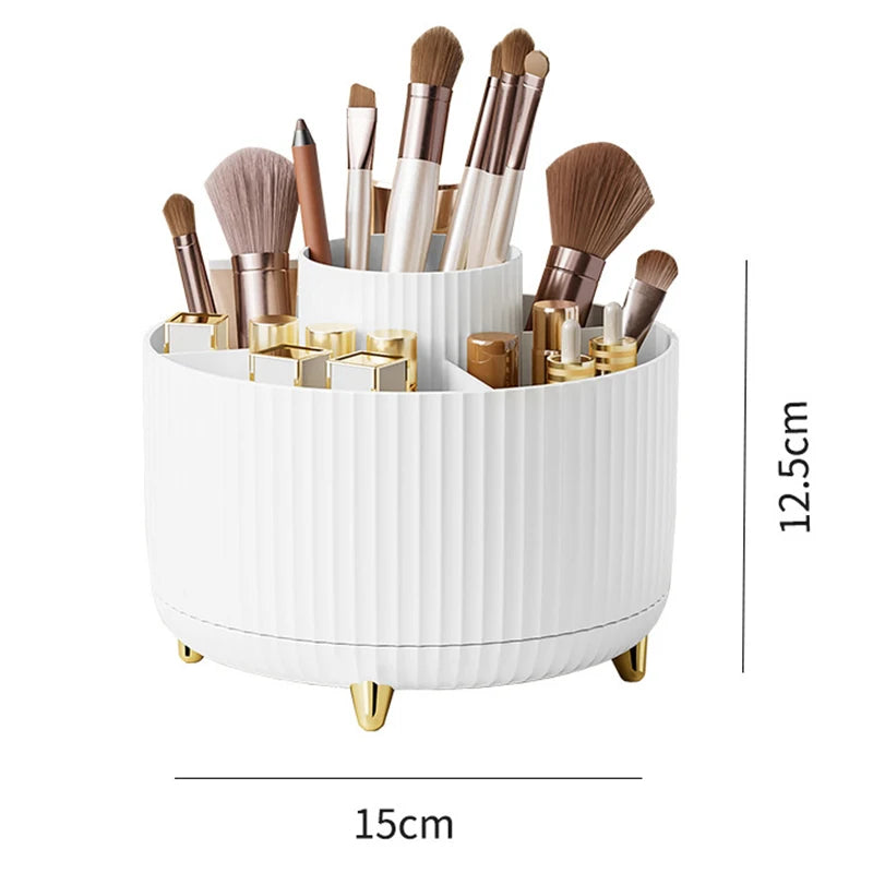 360° Rotating Desktop Makeup Organizer